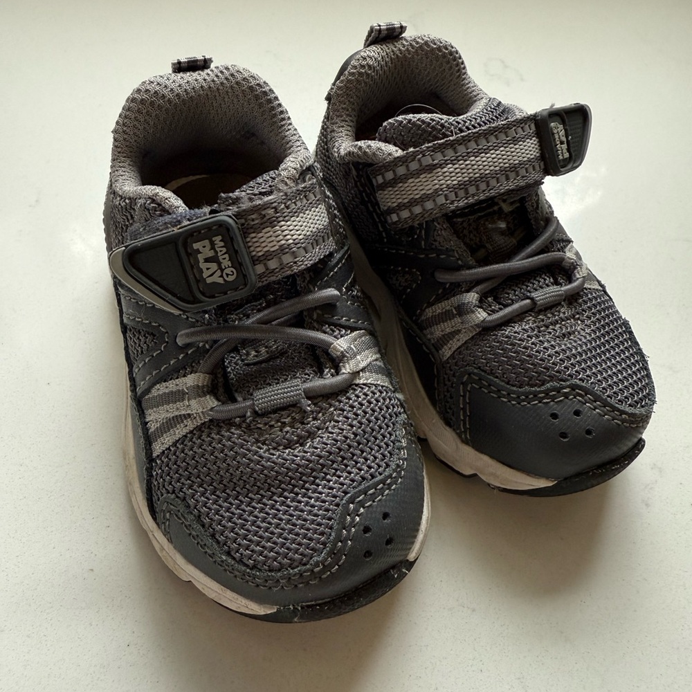 Stride Rite Gray Baby Walker Shoes